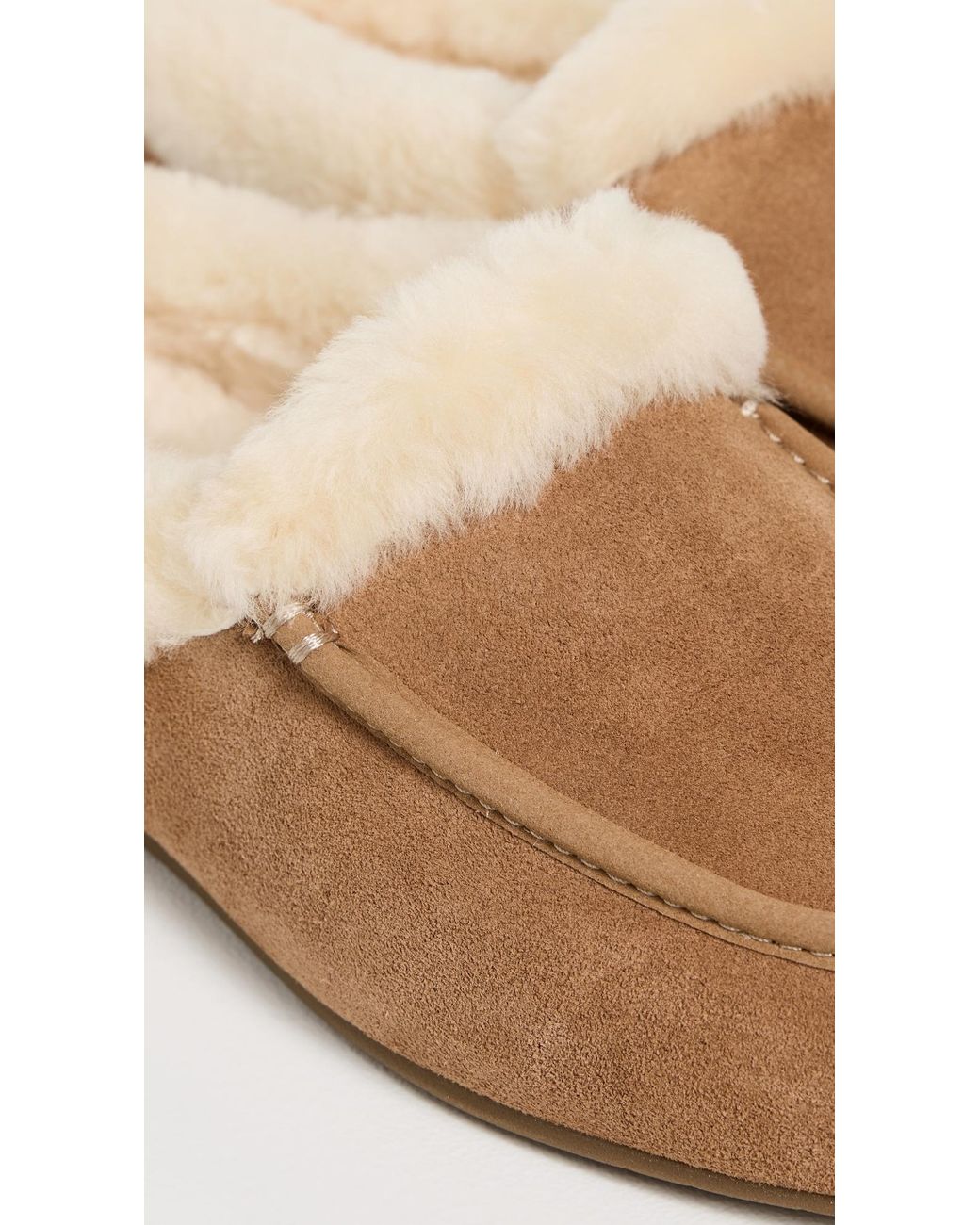 Ugg White Ansley Mules