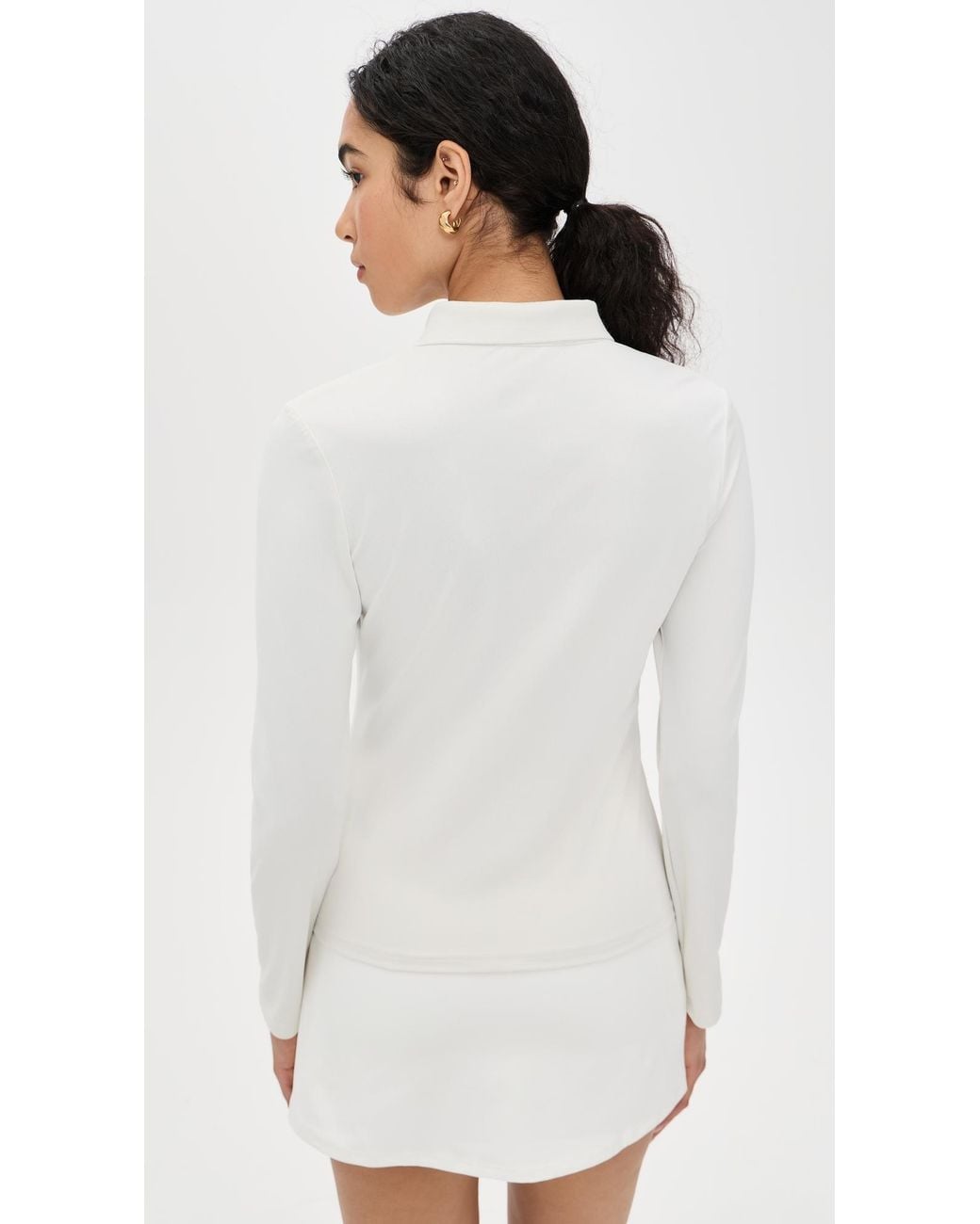 Malbon White Venus Polo