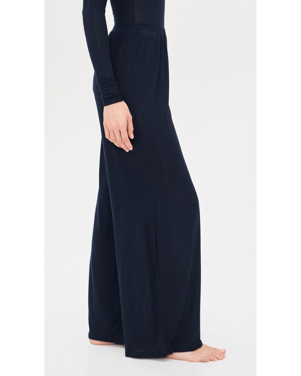 NEGATIVE Blue Whipped Track Pants