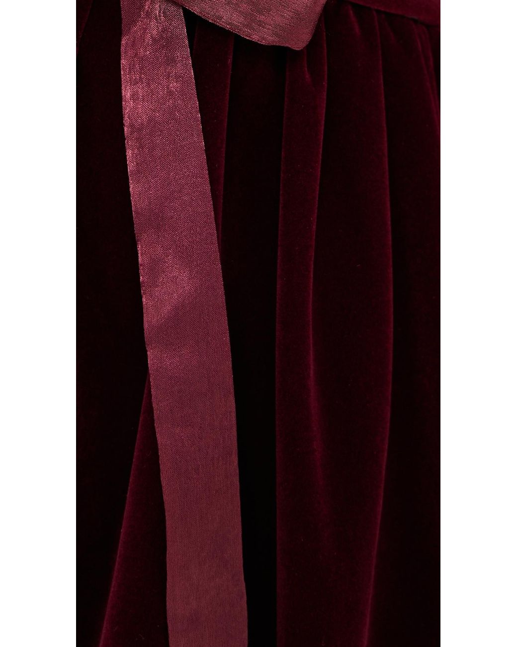 Endless Rose Velvet Satin Bow Mini Dress in Red | Lyst