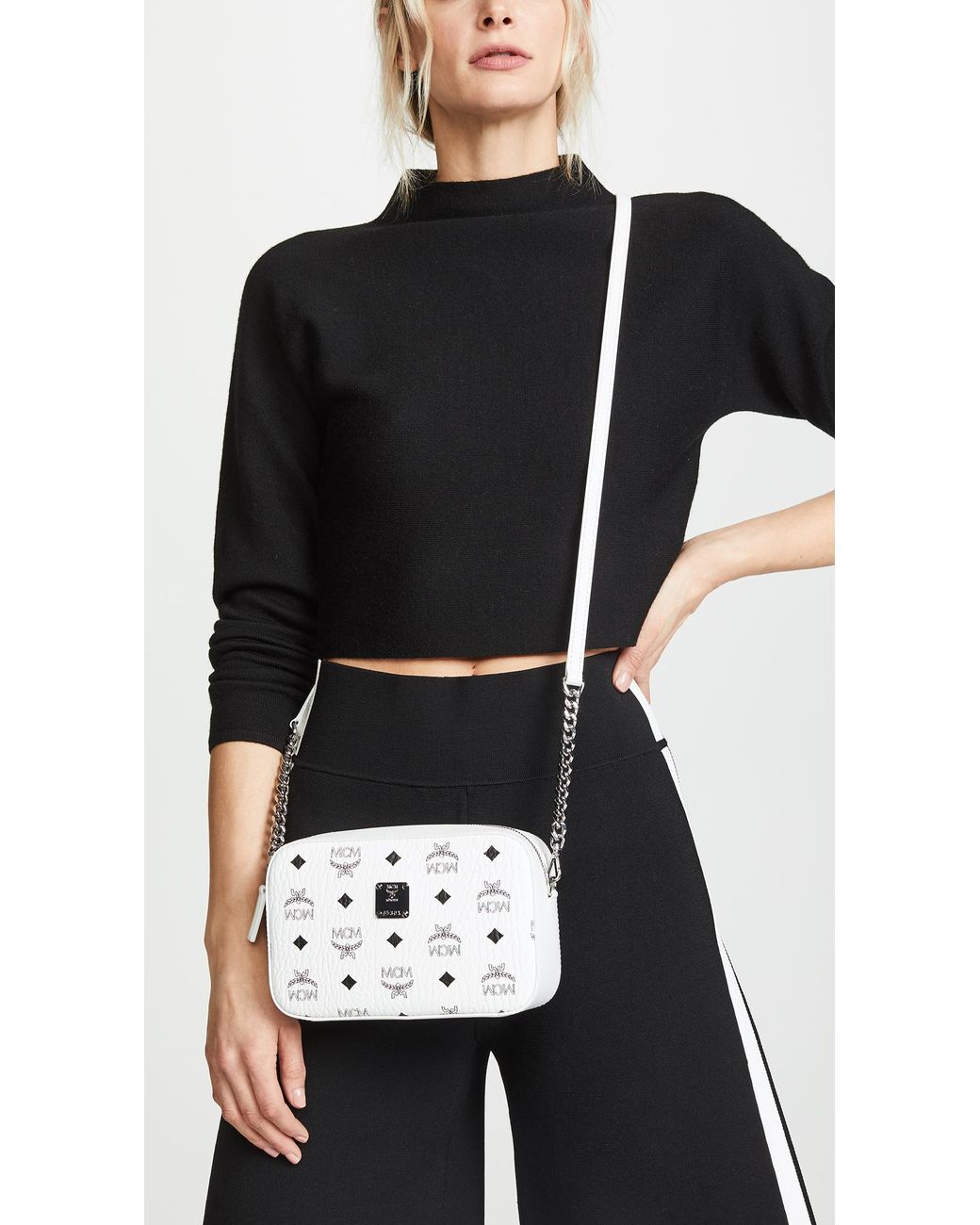 Mcm fanny pack white online