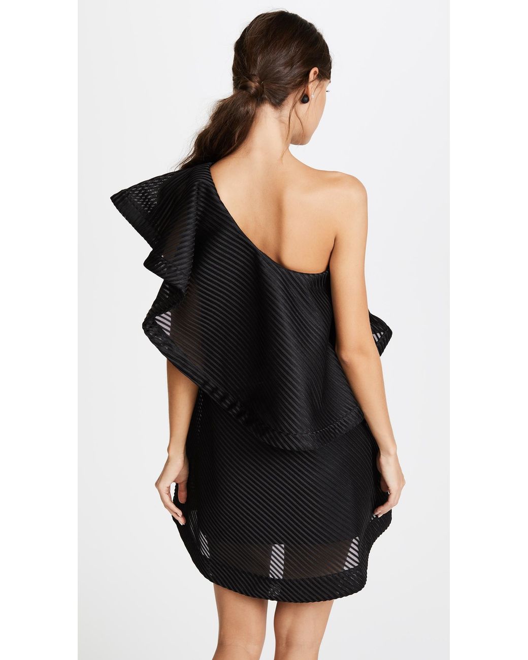 Halston heritage flounce dress best sale