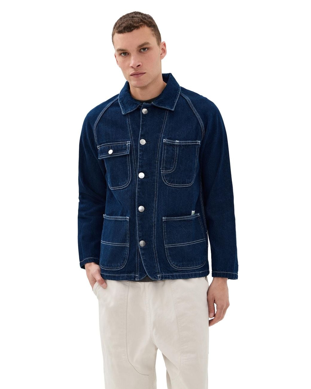 Service Works Denim Coverall Jacket 2.0 in Blue for Men | Lyst