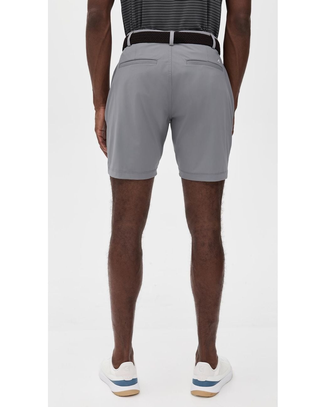 Redvanly Black Hanover Pull On Shorts 7.5 for men