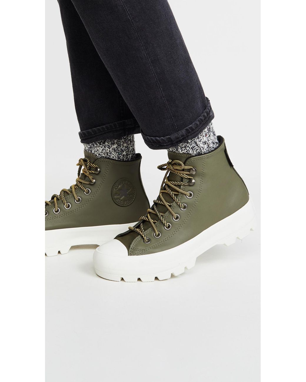 Converse Chuck Taylor All Star Lugged Waterproof Sneakers in Green | Lyst  Canada