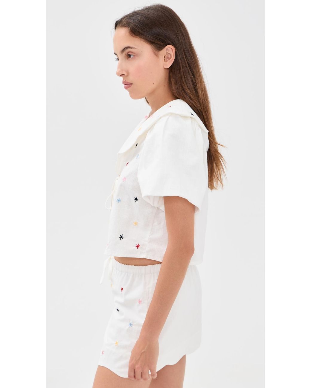 Sixxta White Marea Top