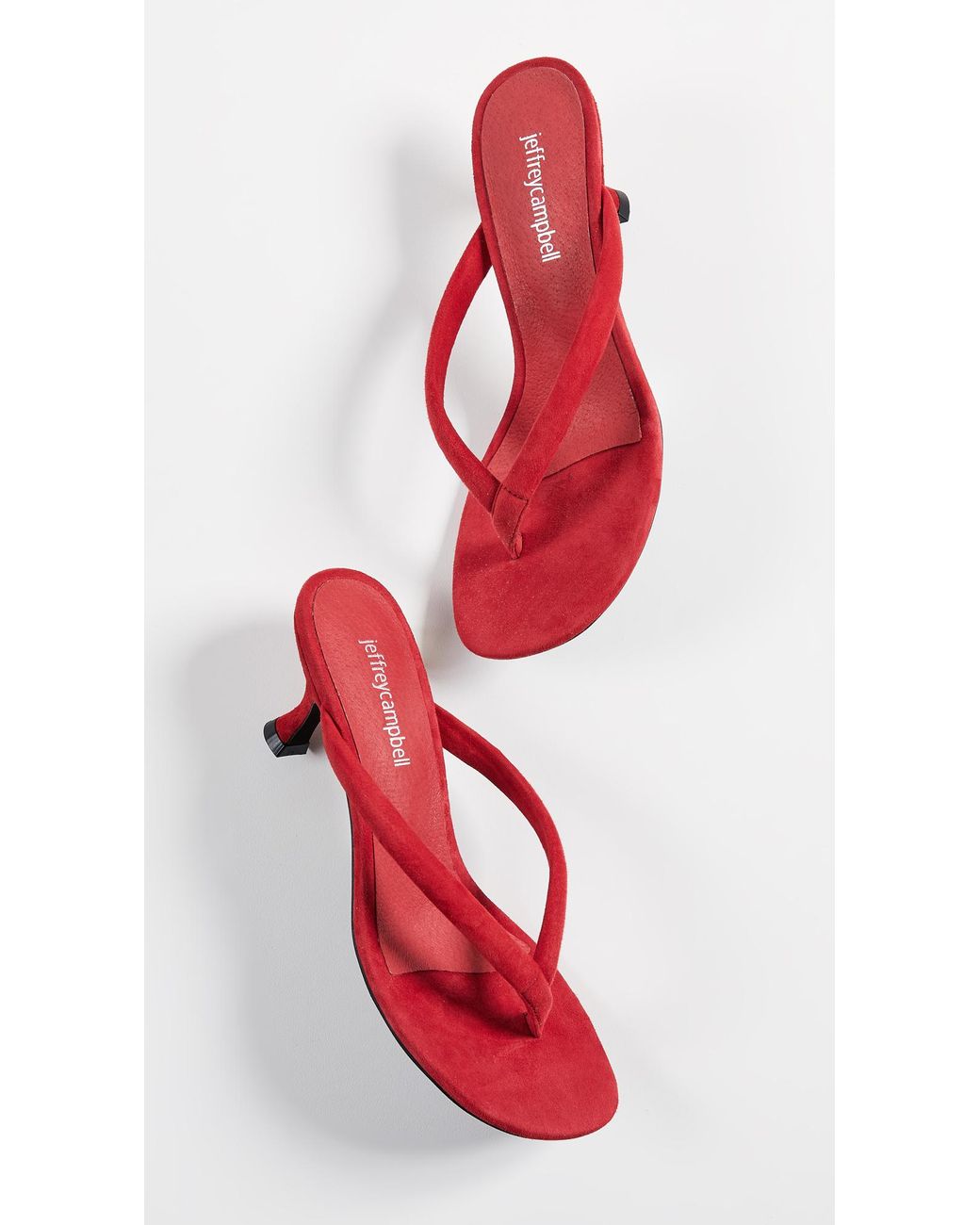 jeffrey campbell brink kitten heel flip flops