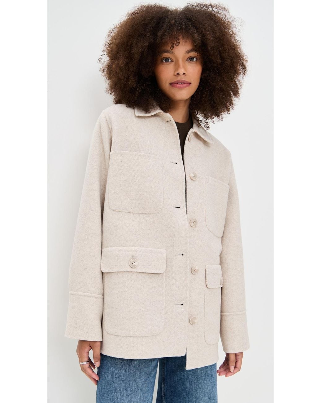 Splendid White Beth Wool Jacket