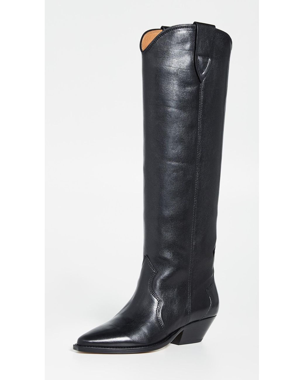 isabel marant denvee suede tall boots
