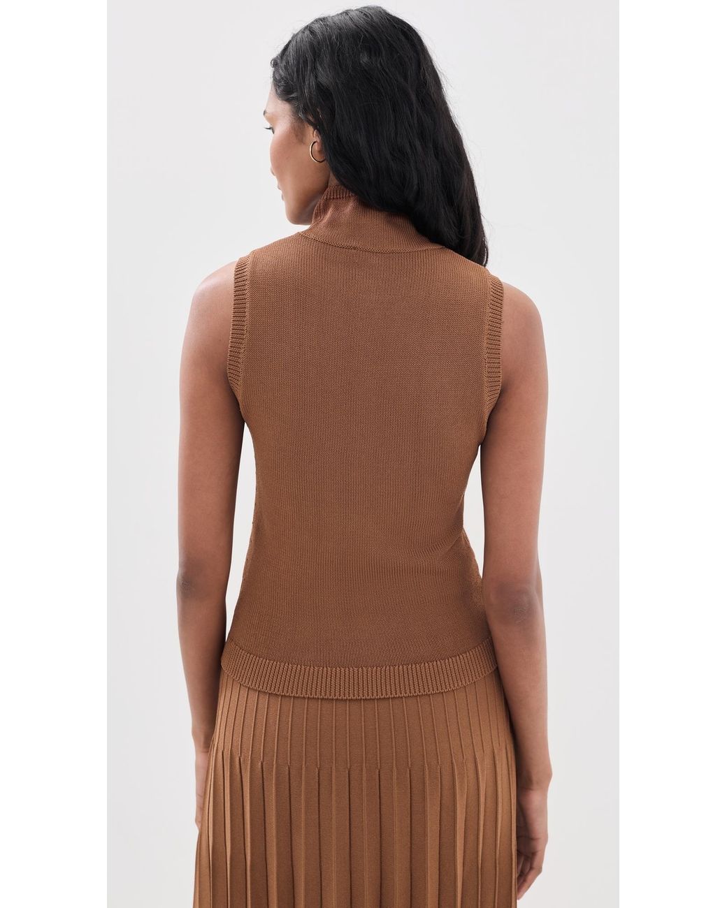 Staud Brown Montclair Top
