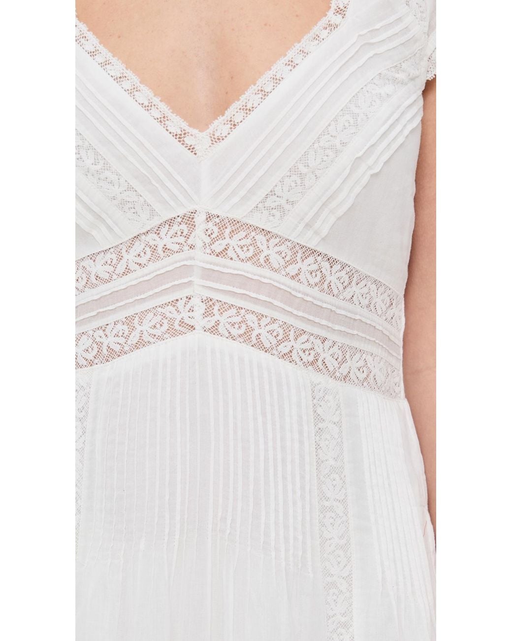 LoveShackFancy Suvi Dress in White | Lyst