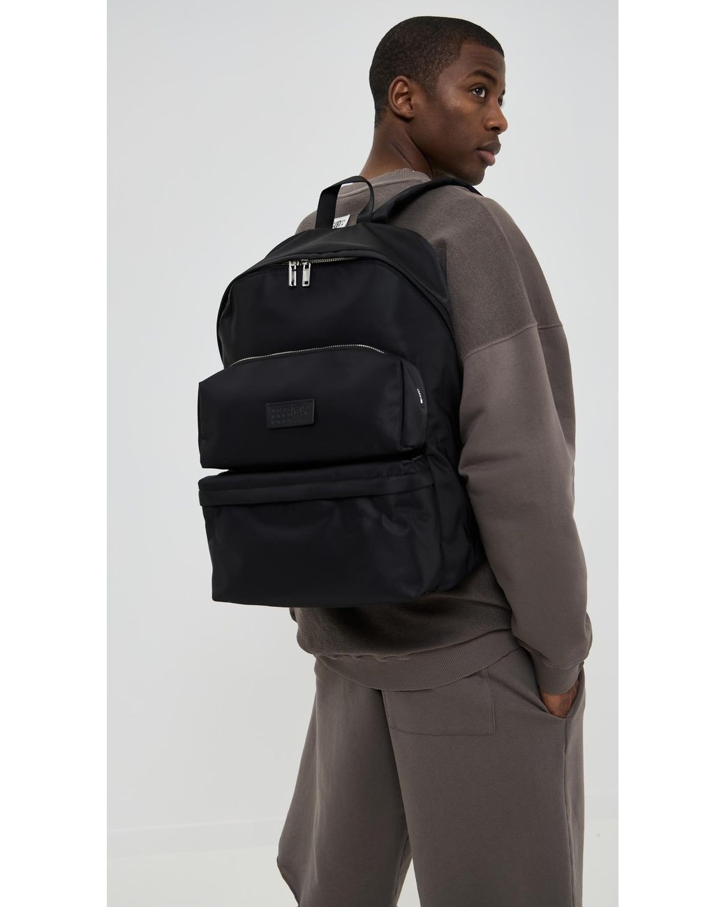 MM6 Maison Margiela - Nylon Three Pockets Backpack | HBX