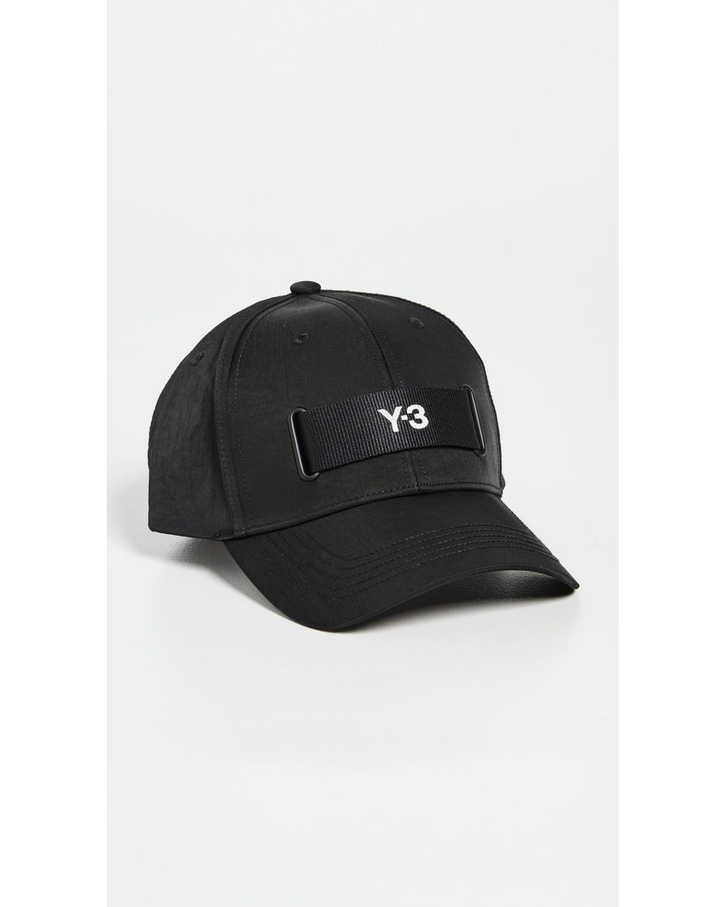 Y-3 Webbing Cap in Black for Men | Lyst