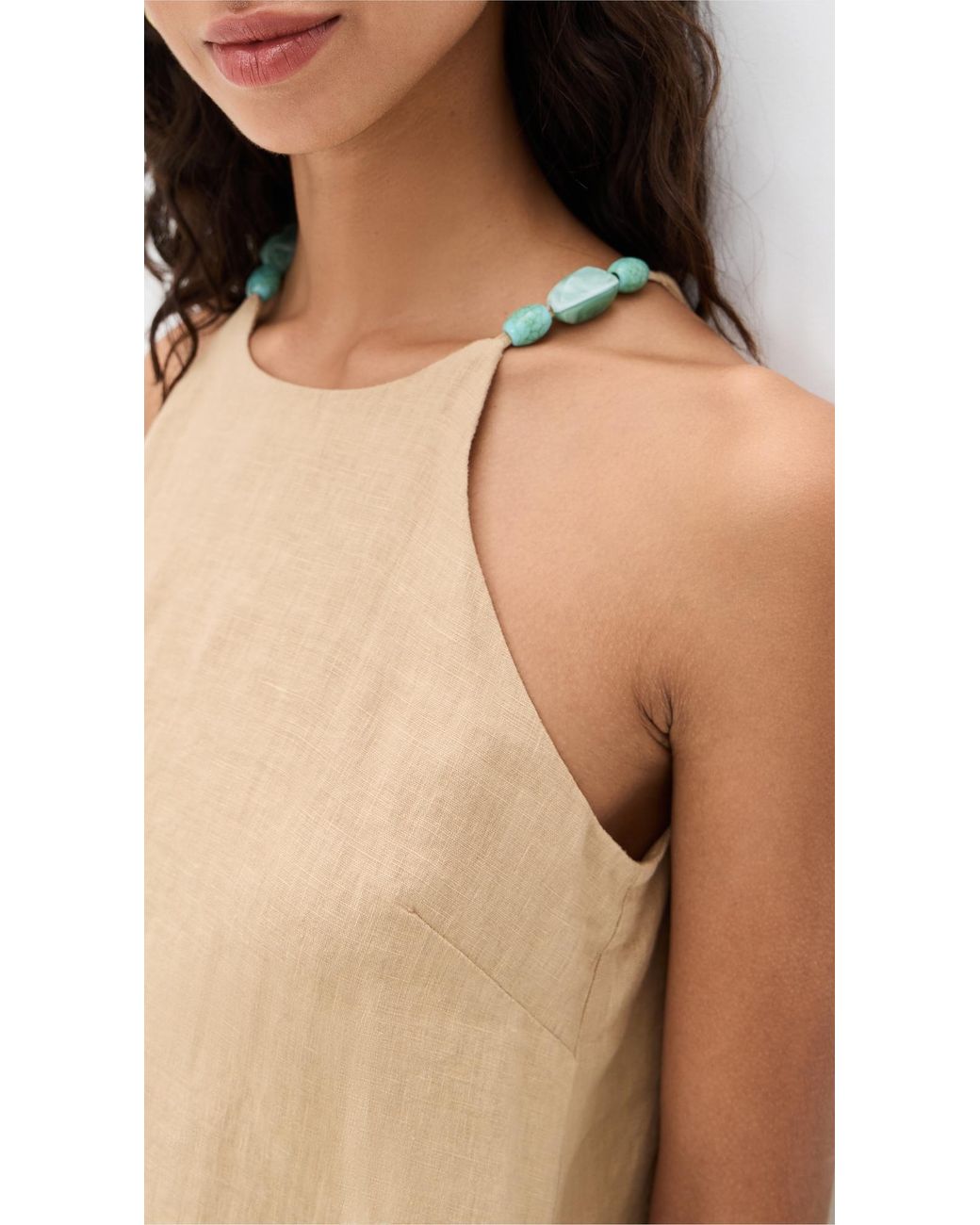 STAUD Cabo Linen Dress | Lyst Canada