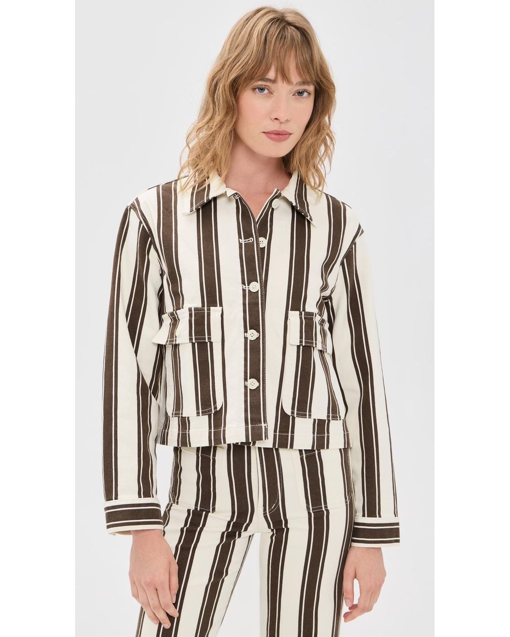 Madewell Black Cropped Button-Front Jacket