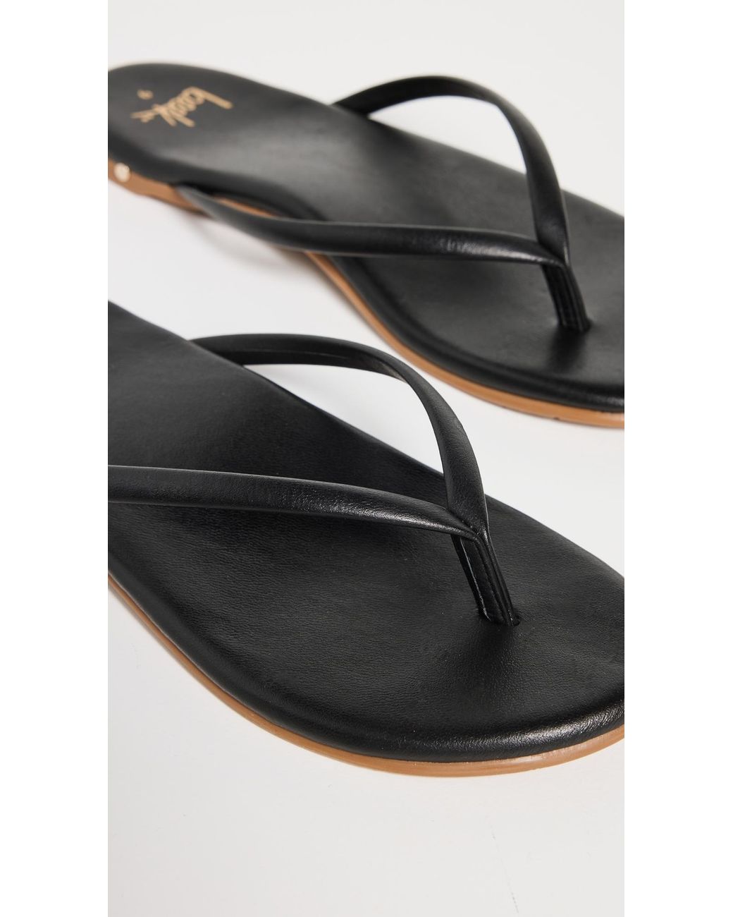Beek Black Sunbeam Flip Flops