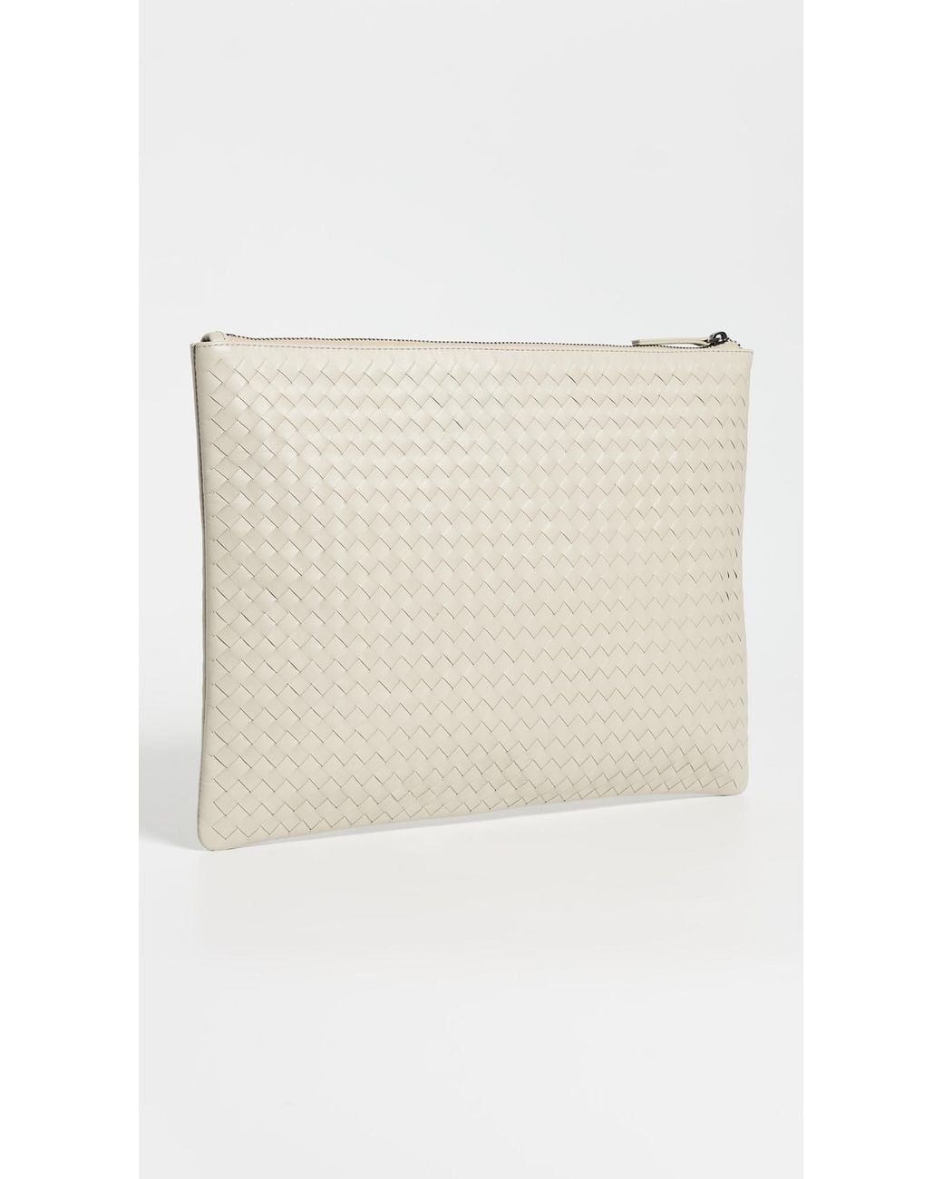 Dragon Diffusion Natural Woven Leather Pouch