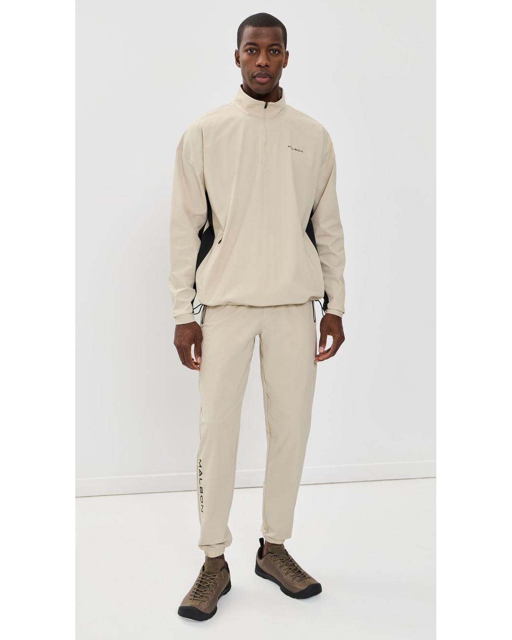 Malbon Natural Performance Nylon Tech Pants for men