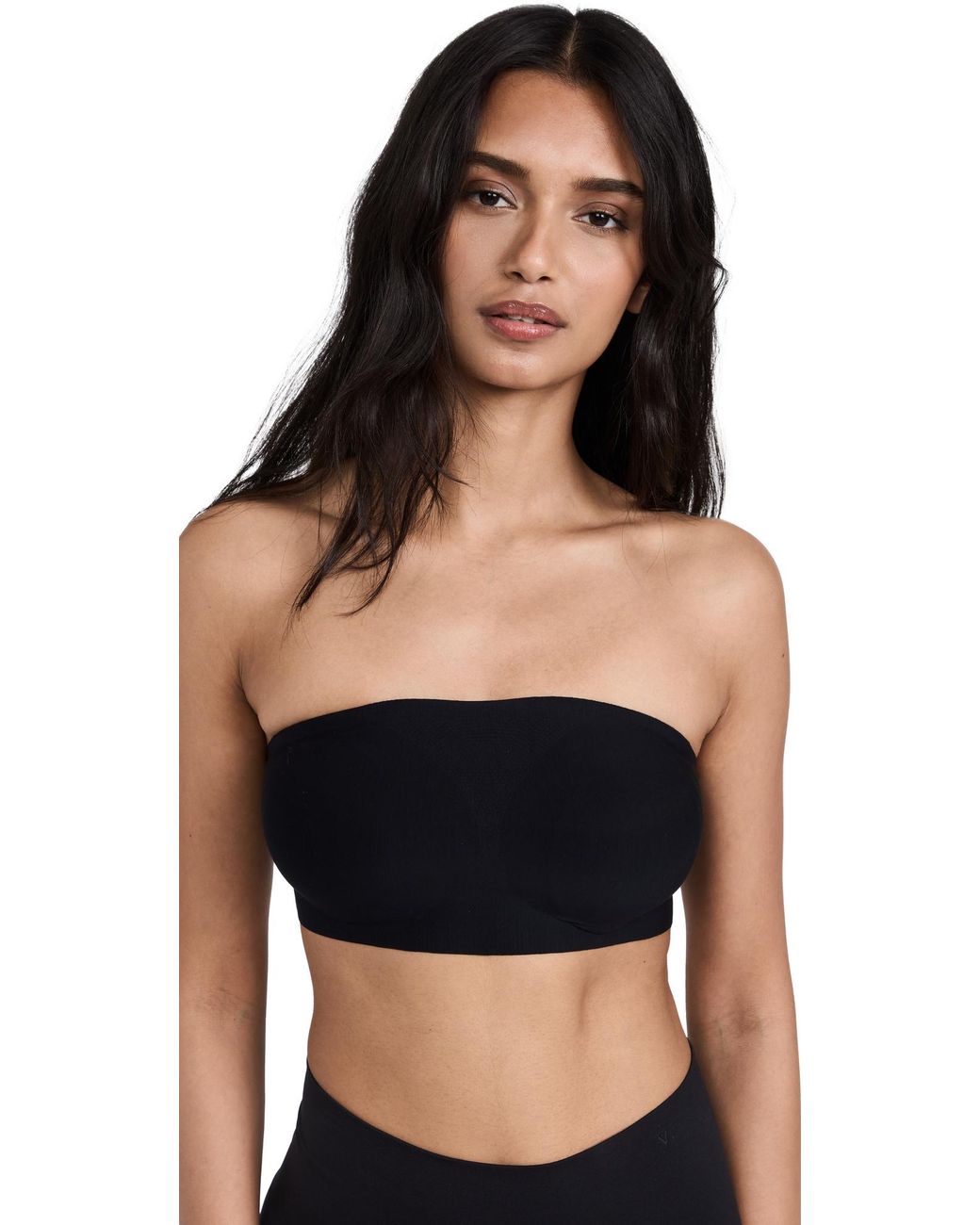 Commando Black Butter Soft Support Strapless Bralette