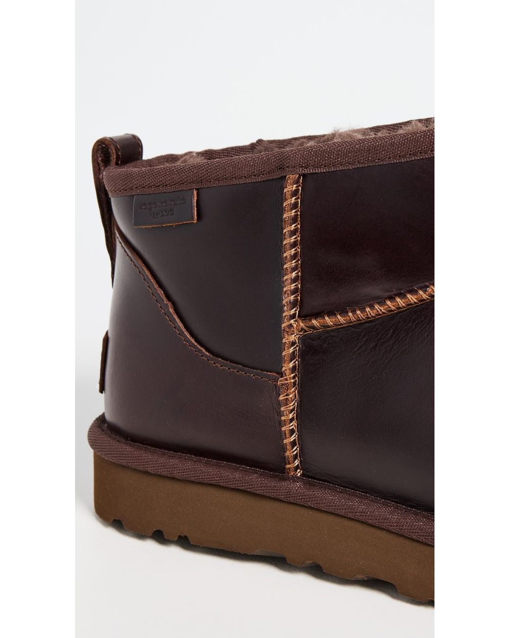 UGG Classic Ultra Mini Regen Leather Boots for Men | Lyst