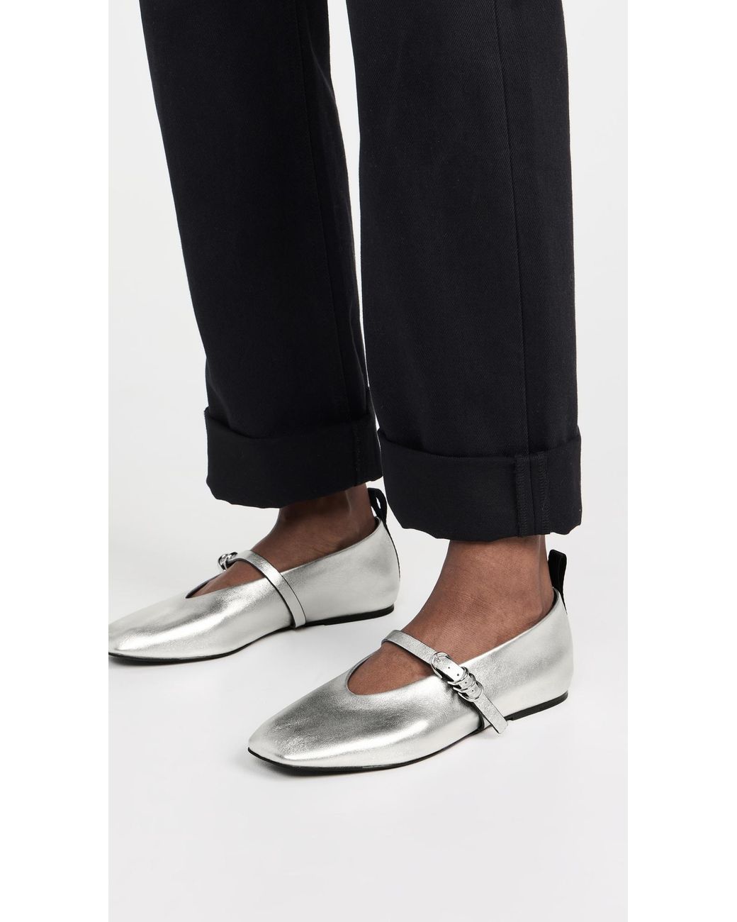 Rag & Bone White Spire Mary Jane Flats