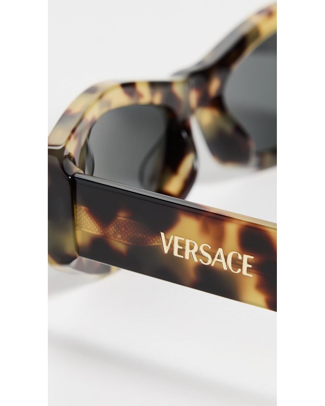 Versace 0Ve4487 Sunglasses in Black | Lyst