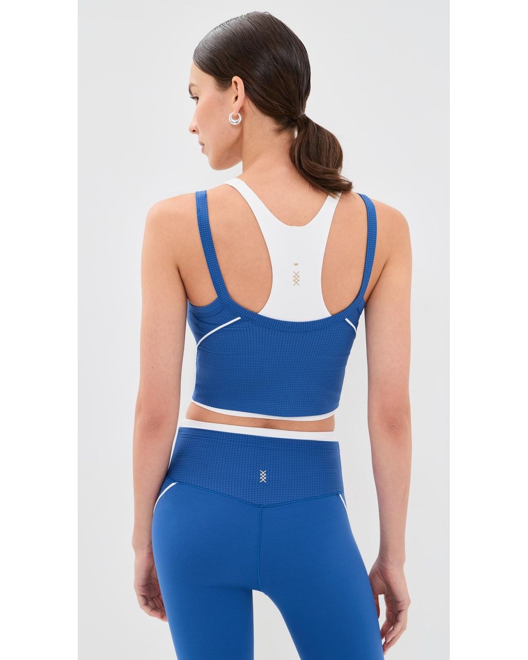 Rhone Blue Doubletake Layer Bra