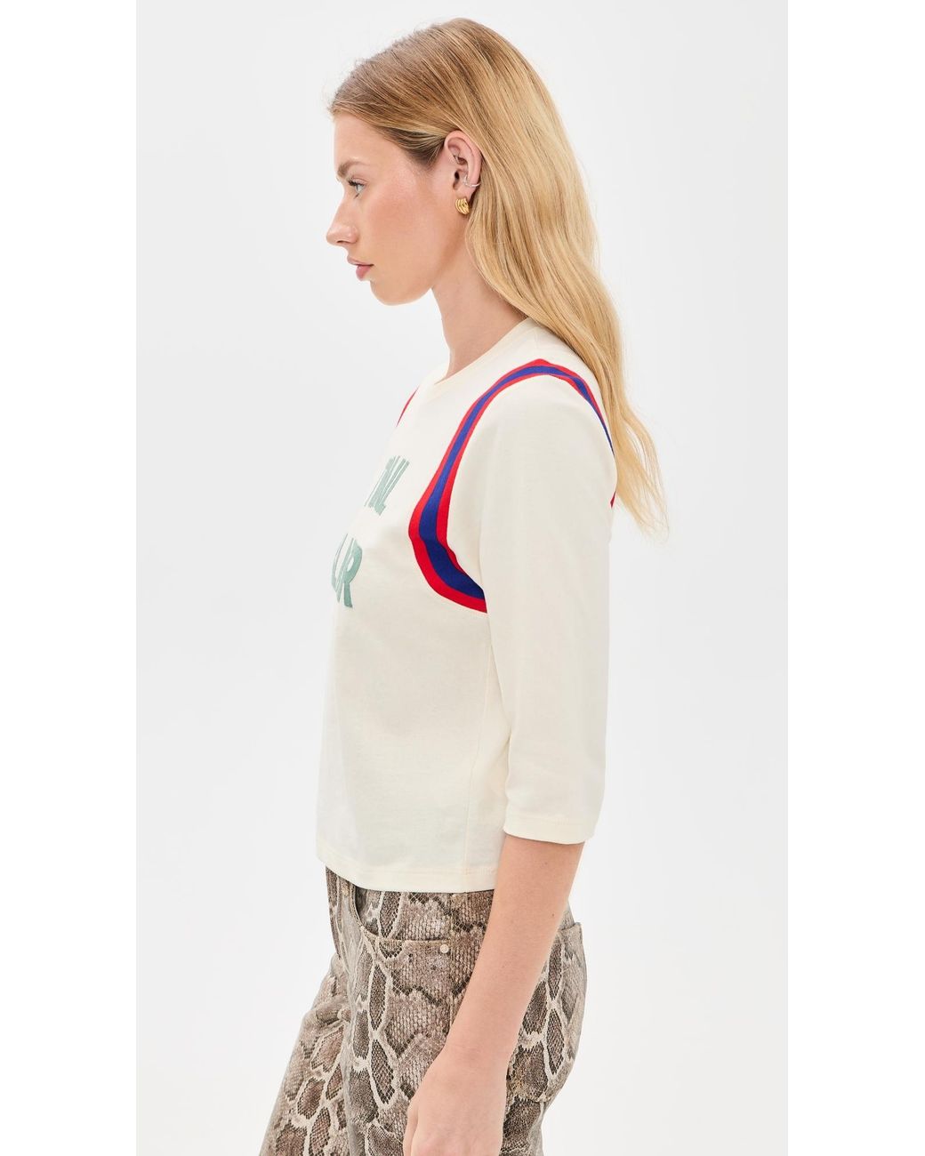 Mother Multicolor The Better Half Insert Tee