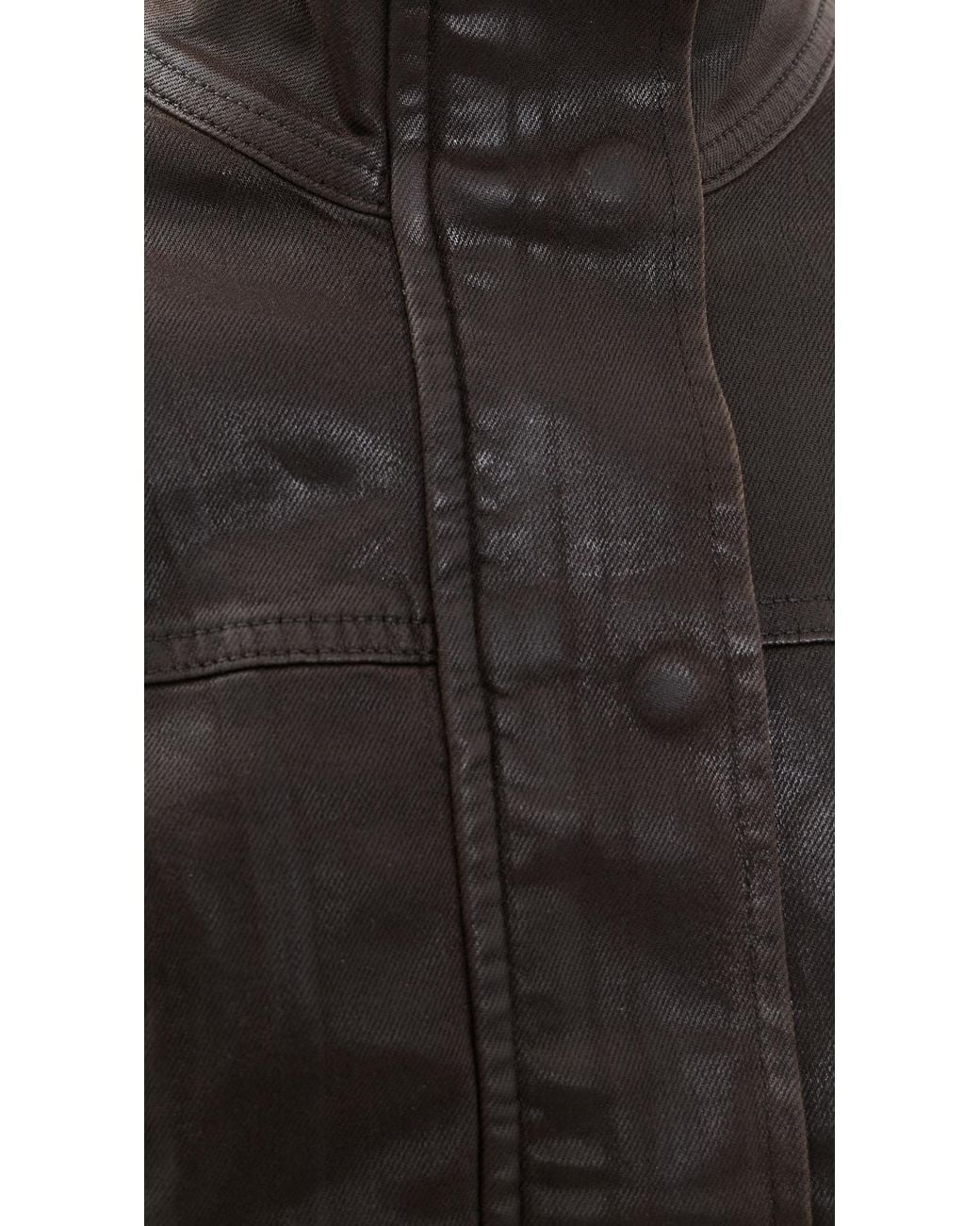 Ramy Brook Black Coated Robin Jacket