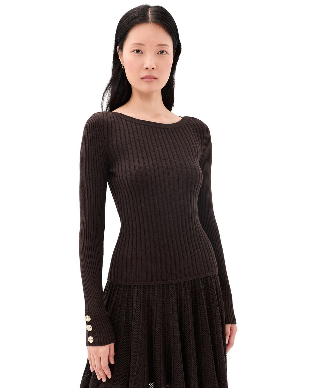 Ba&sh Black Palma Pullover