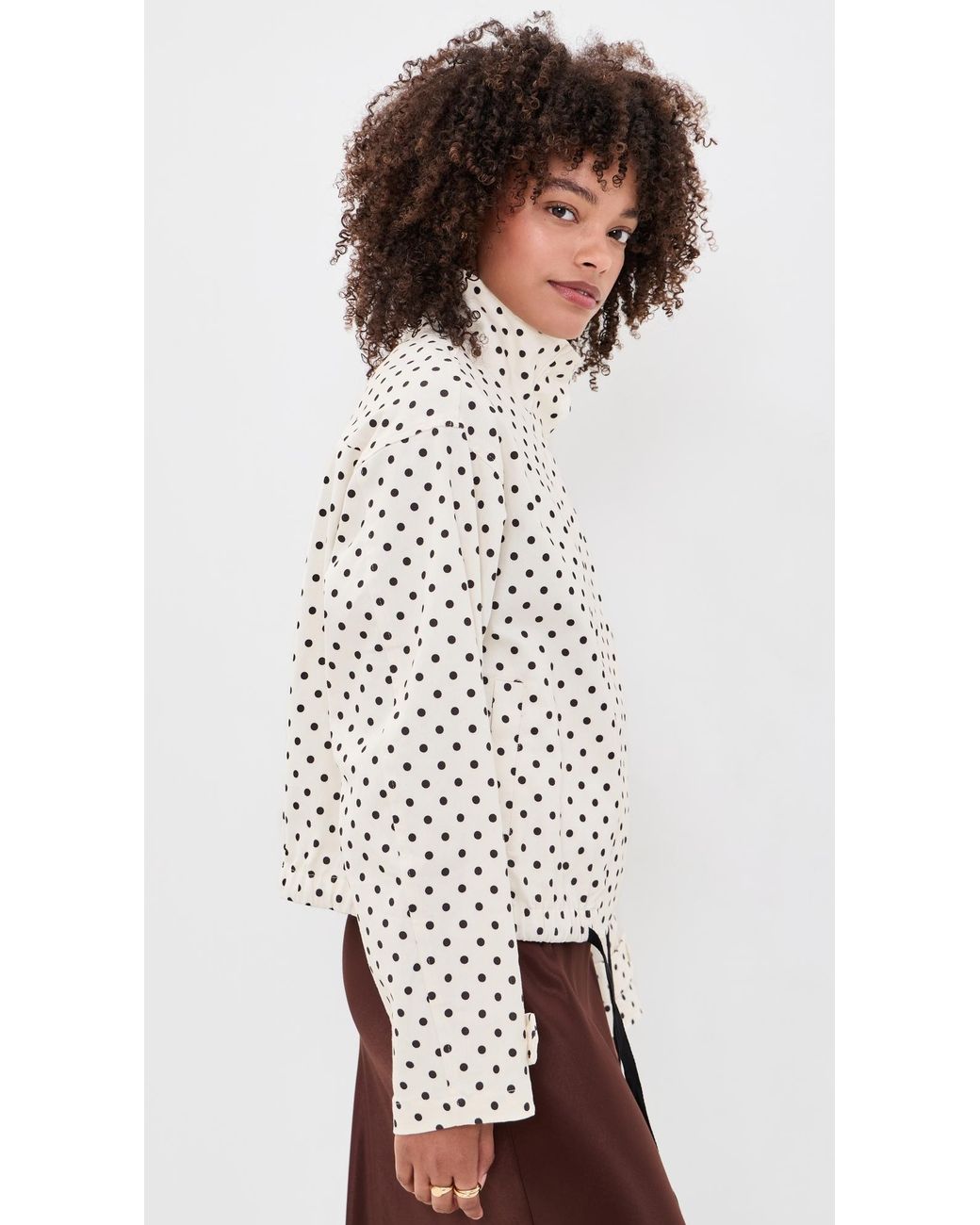 Bailey Rose White Polka Dot Jacket