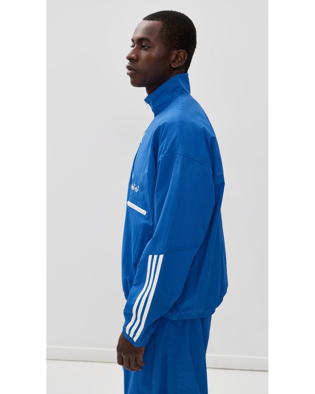 Adidas Blue Woven Wind Jacket for men