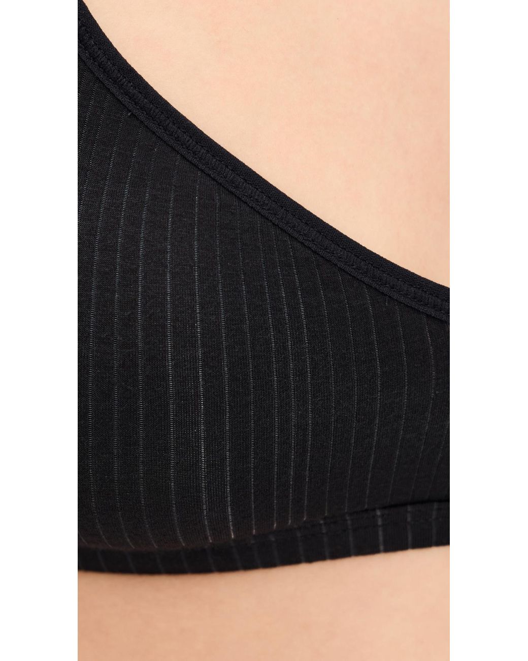 NEGATIVE Black Whipped Non-Wire Bra