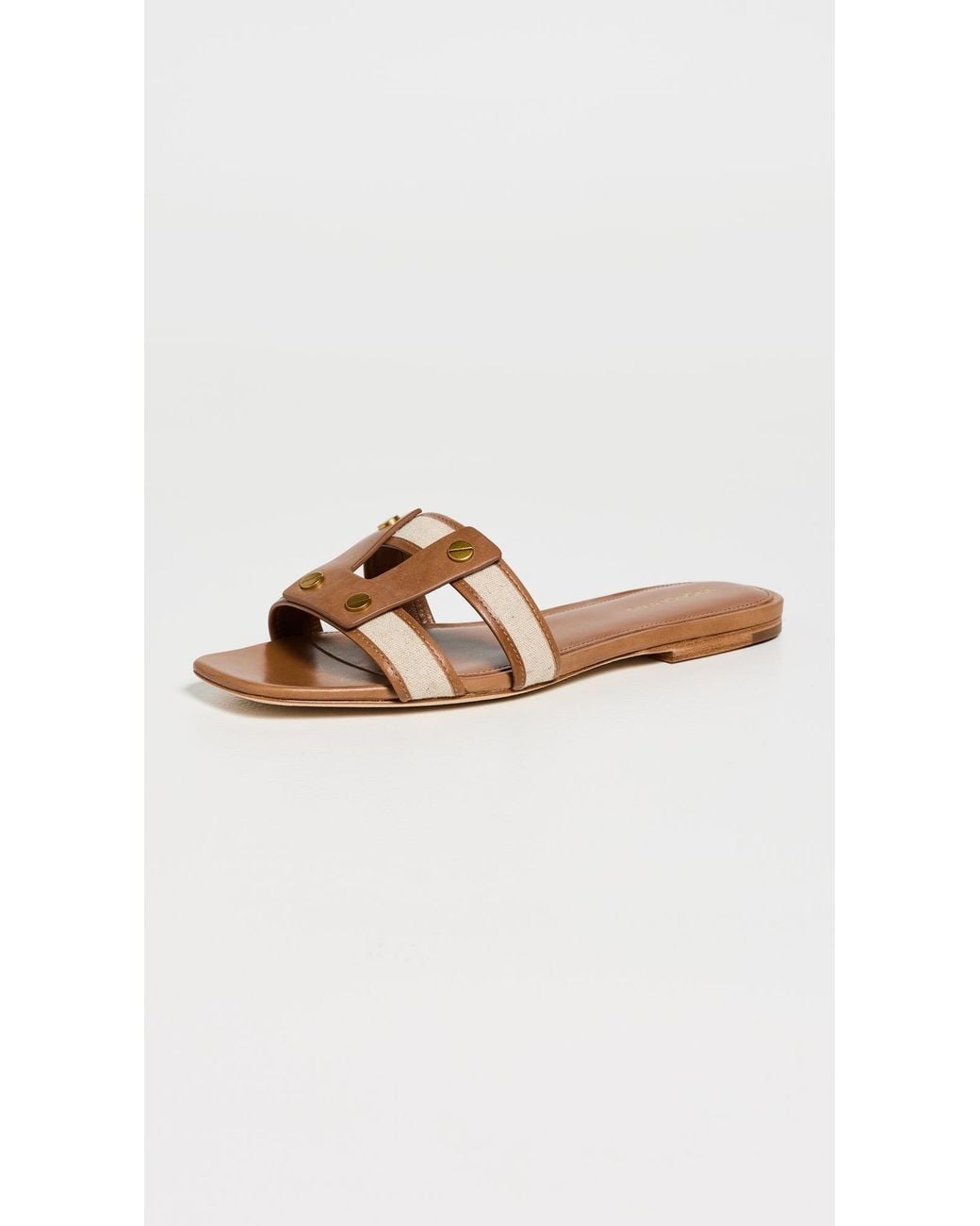 Veronica Beard Multicolor Via Fabric Slides