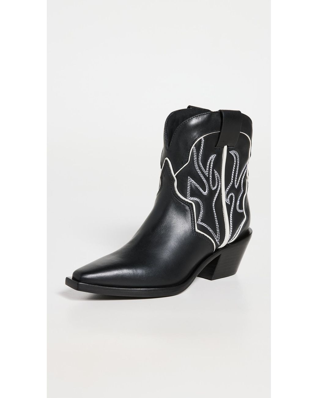 Reformation Otto Western Boots in Black | Lyst