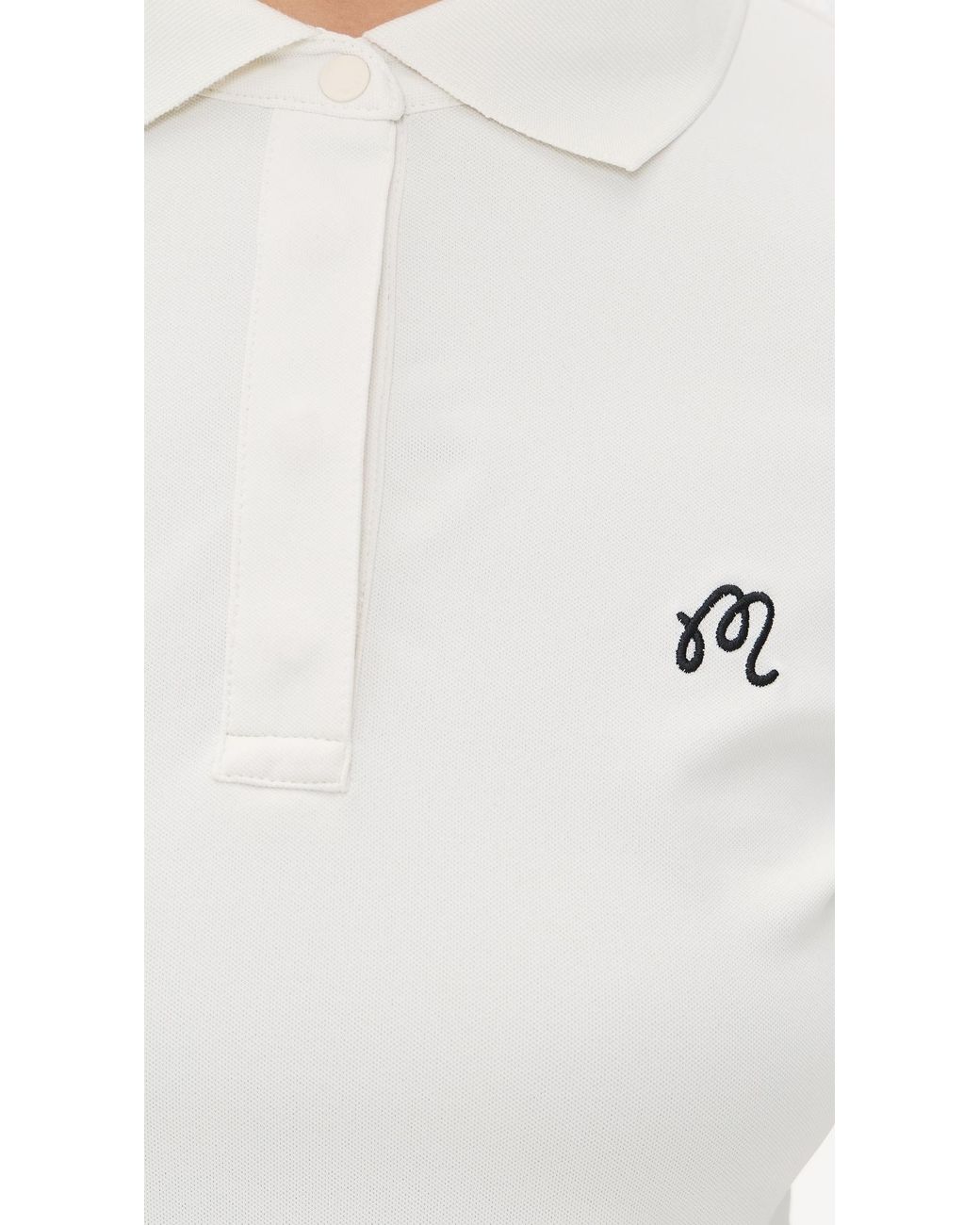 Malbon White Venus Polo