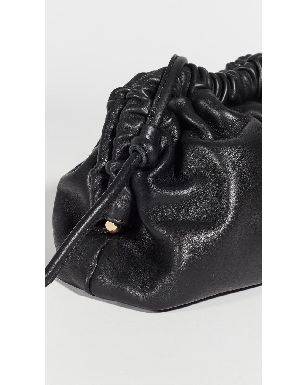 Mansur Gavriel Black Mini Cloud Clutch