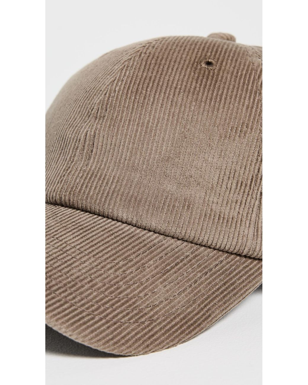 Hat Attack White Corduroy Cap