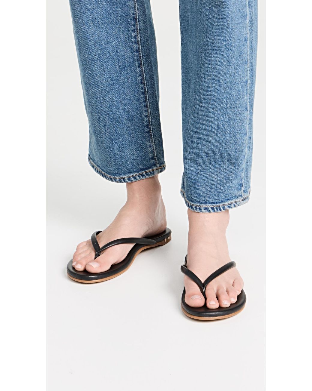 Beek Black Sunbeam Flip Flops