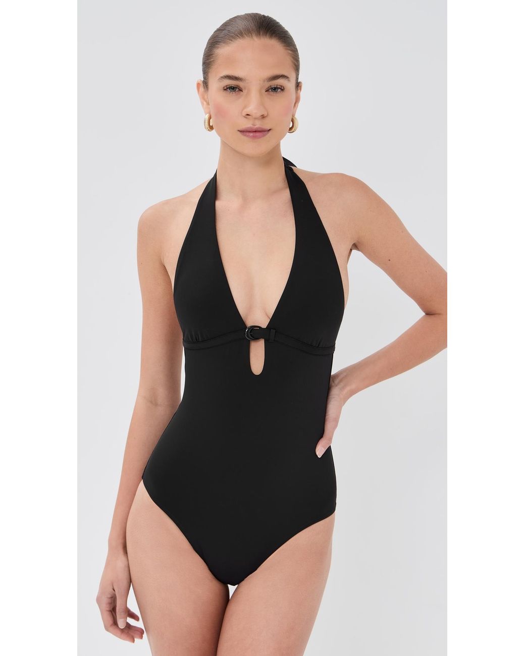 Staud Black La Jolla One Piece