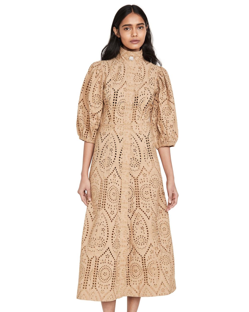 Ganni broderie anglaise cheap