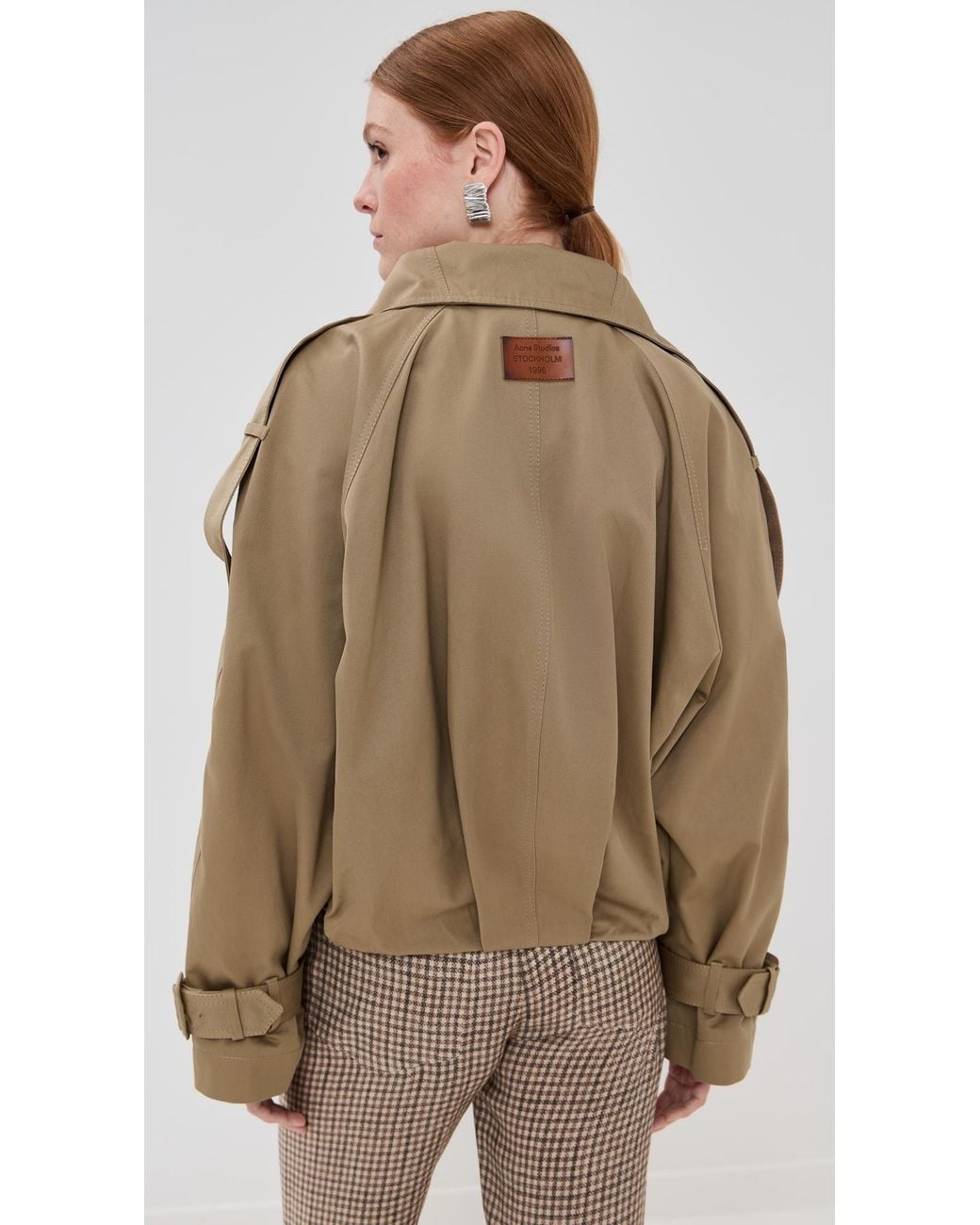 Twill Jacket Acne Studios Beige Acne Studios Twill Jacket Khaki