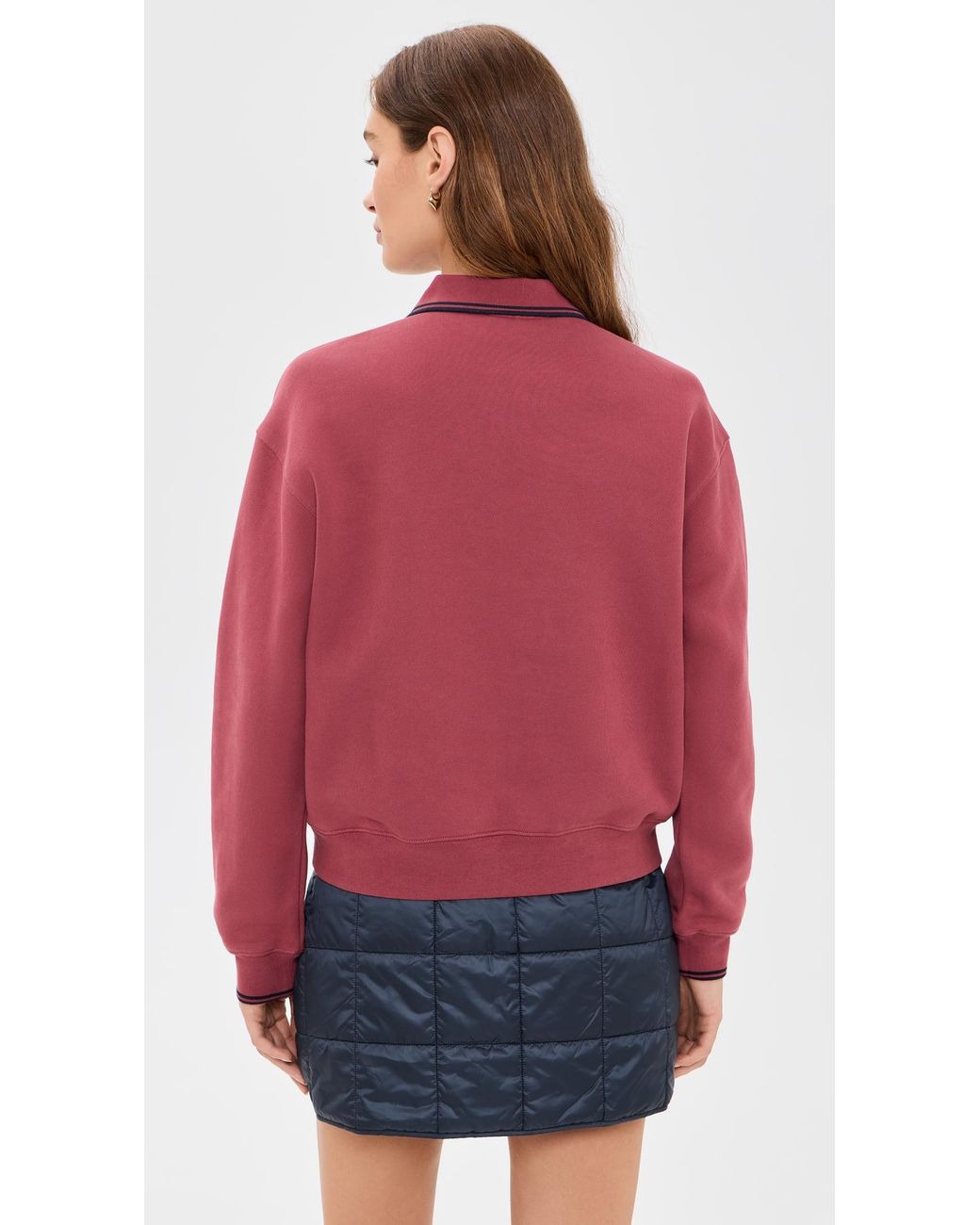 Malbon Red Naomi Pullover