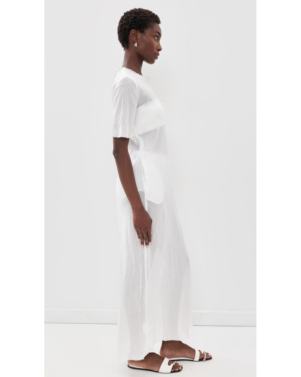 All Three White Amara Dress