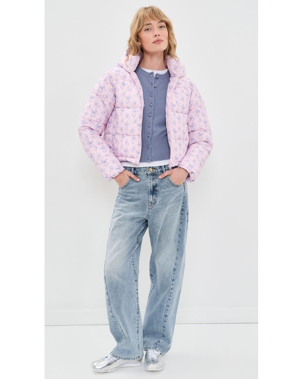 LoveShackFancy Purple Moore Jacket