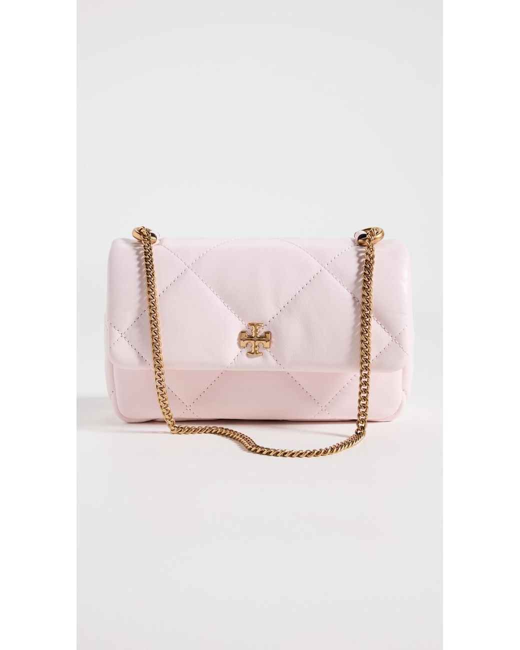 【税込?送料無料】 Tory Burch Mini Kira Diamond Quilted Flap in Pink | Lyst 応援グッズ