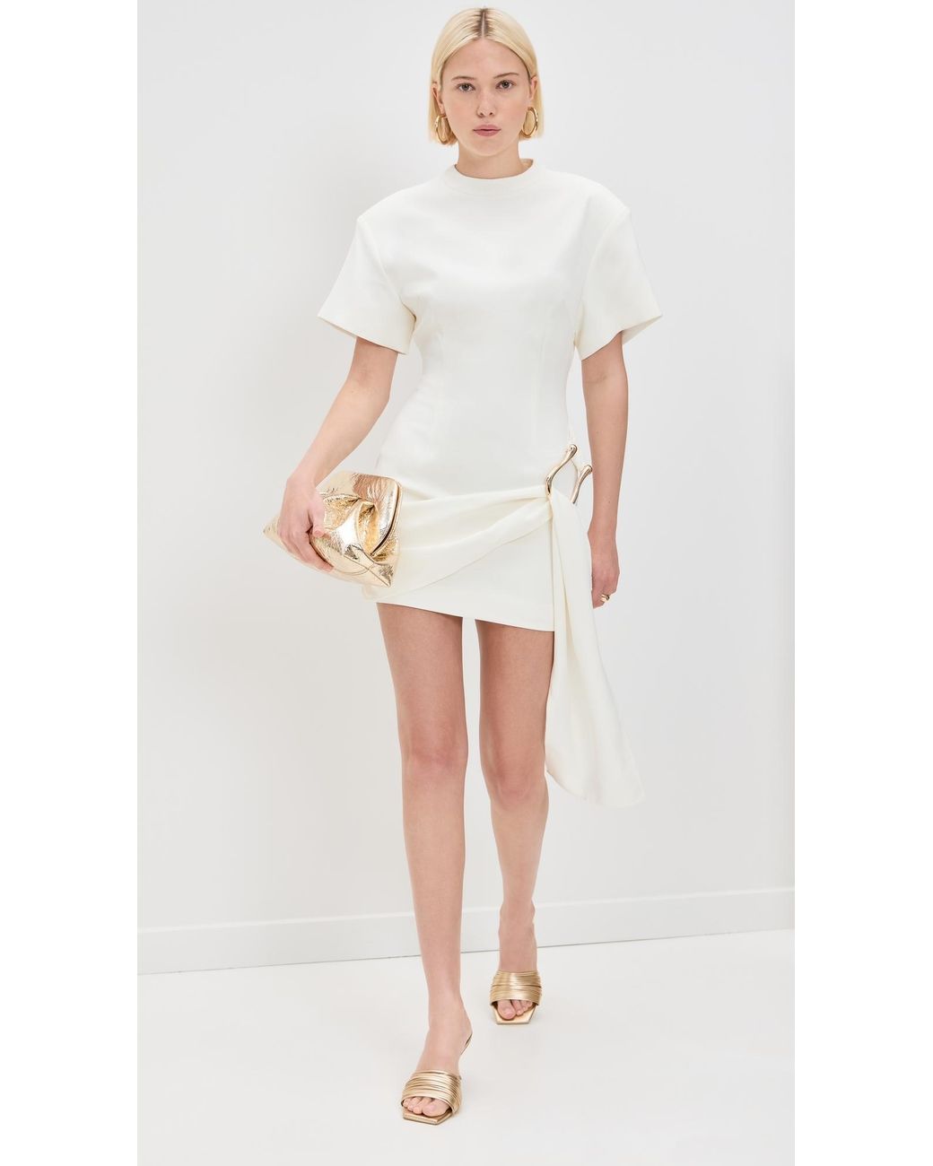 lioness martini mini dress white Lioness Women's Martini Long Sleeve Mini Dress, Eggnog, XXS at Amazon Women's Clothing store