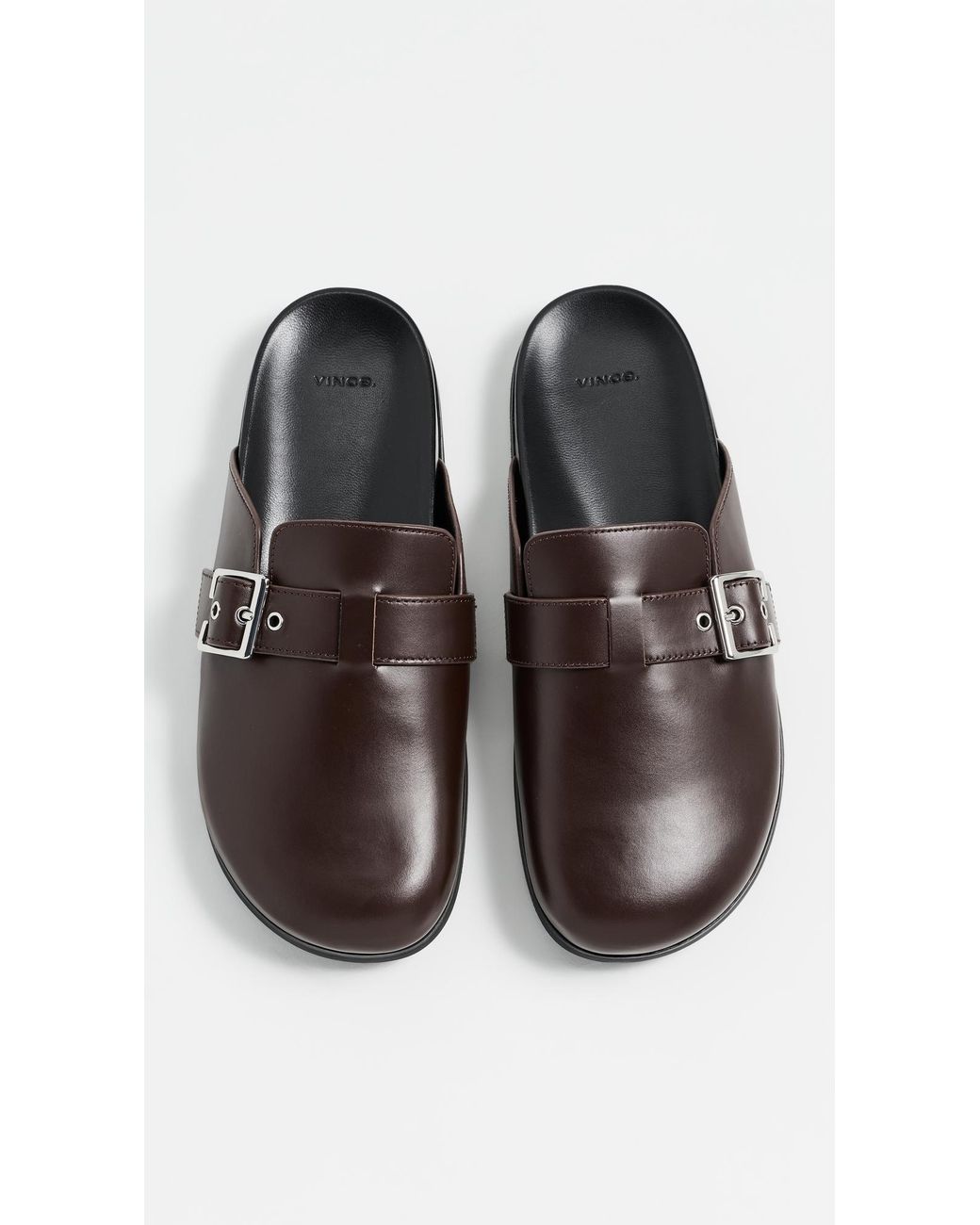 Vince Black Leon Mules