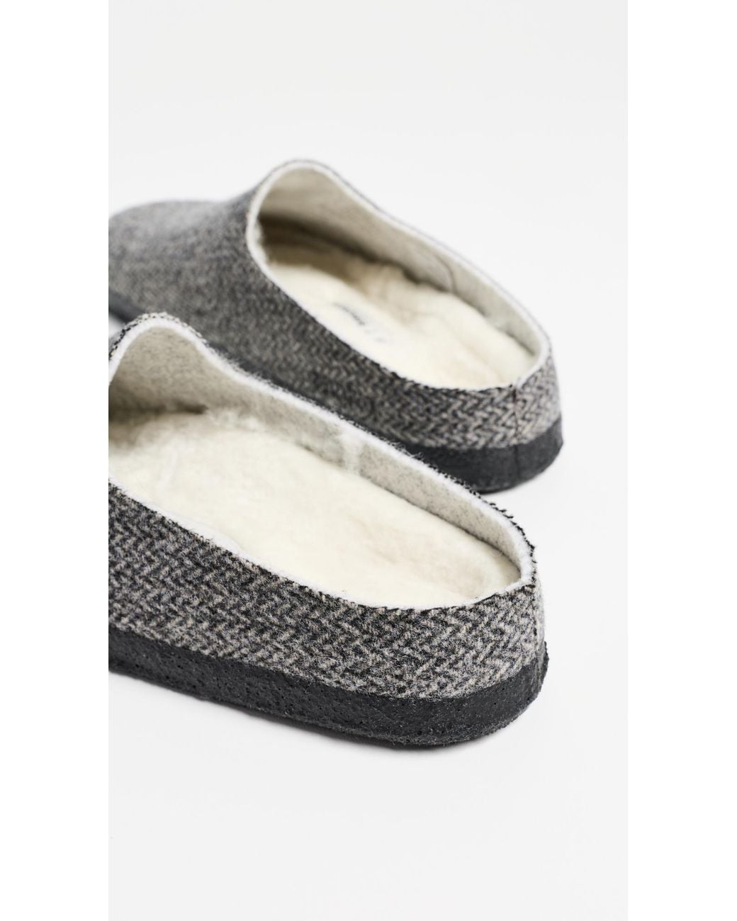 Birkenstock Black Amsterdam Shearling Clogs for men
