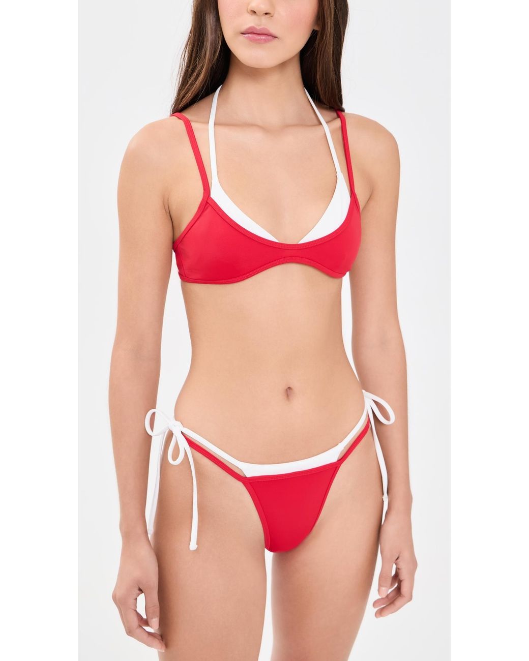 Lioness Red Rhode Bikini Bottoms